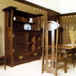 Mackintosh's dining room - installed at the Hunterian Gallery