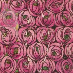 Rose and Teardrop textile detail