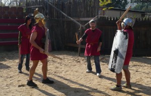 Mock battle