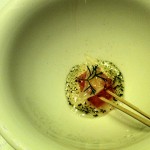 albacore tuna with charred lime