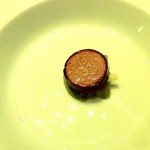 foie gras wiht lentil potato ice cream and chestnut