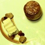 vol au vent - honeycrisp apple, toasted oat crumble, calvados